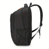 Black waterproof casual backpack with a laptop compartment and shoulder straps