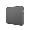 A gray multi-size laptop sleeve designed for protection.