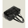 Black Japanese style student messenger bag made of waterproof PU leather with a shoulder strap.