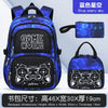 Blue starry sky backpack and lunch bag set for kids