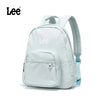A light mint green Lee daypack with a tablet compartment and adjustable straps.