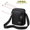 Sac de poitrine extérieur noir unisexe à plusieurs couches avec sangle et poche zippée interne.