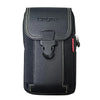 Black unisex tactical belt pouch designed to hold a mobile phone.