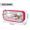 Pink fabric pencil case featuring a sweet bear design and the text Sugarbunnies