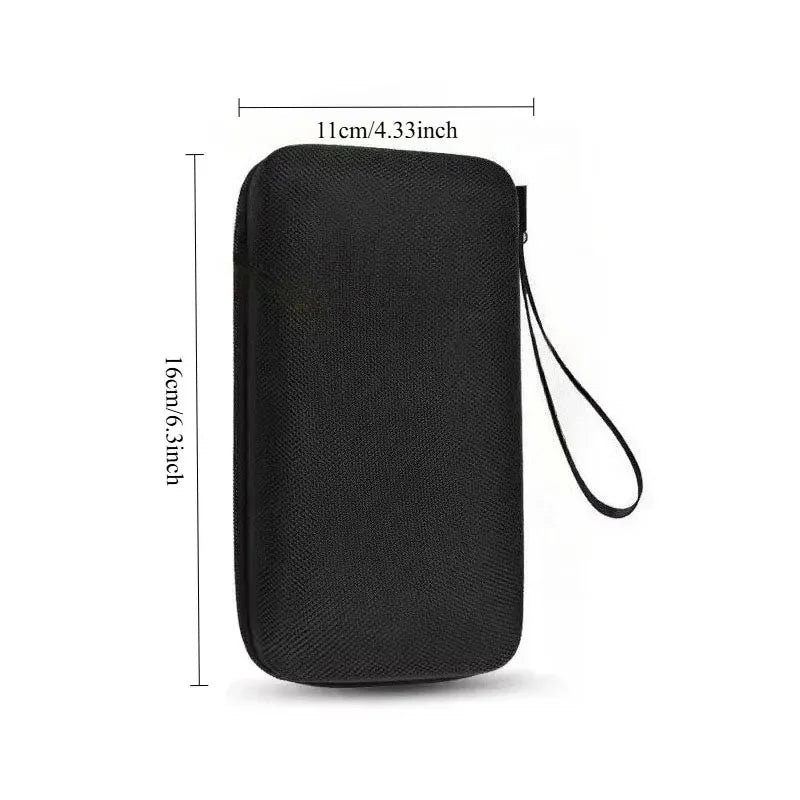 Black durable waterproof cable organizer pouch shown from the side.