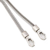 Silver metal bag chain strap replacement for handbags