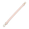 A beige genuine leather replacement shoulder strap with gold-toned hardware.