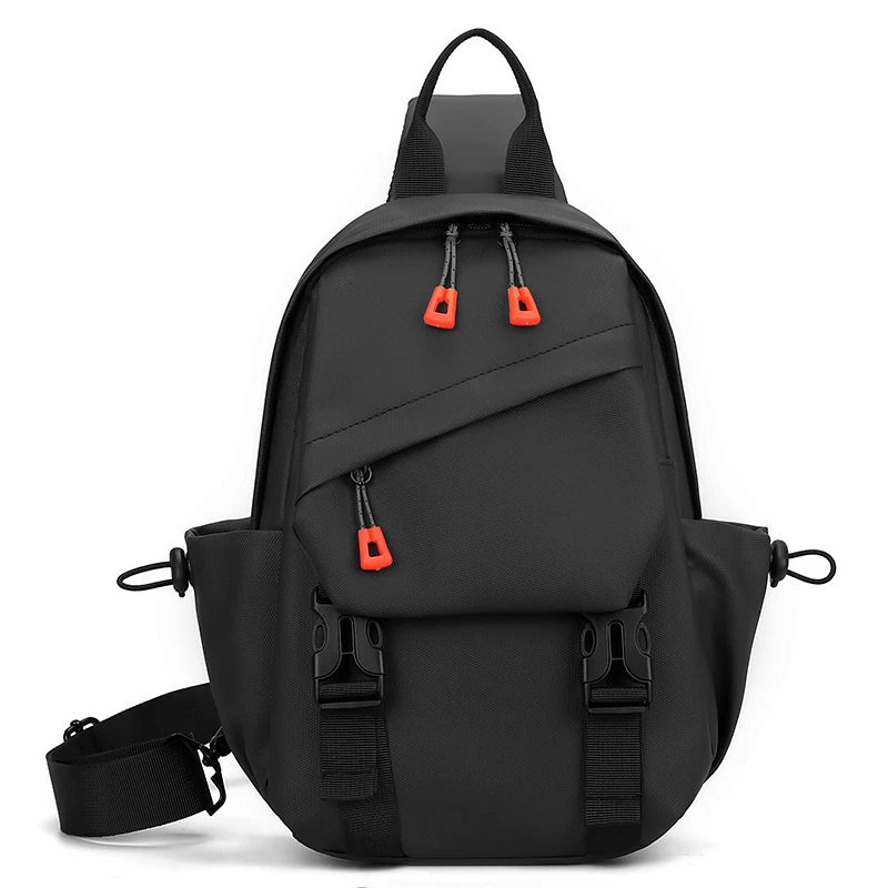 Sac de sport noir pour hommes avec sangle et boucles réglables