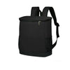 Black heavy duty leak-proof cooler backpack with shoulder straps