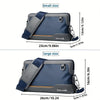 A pair of Gator everyday crossbody bags shown in small and large sizes with adjustable straps.