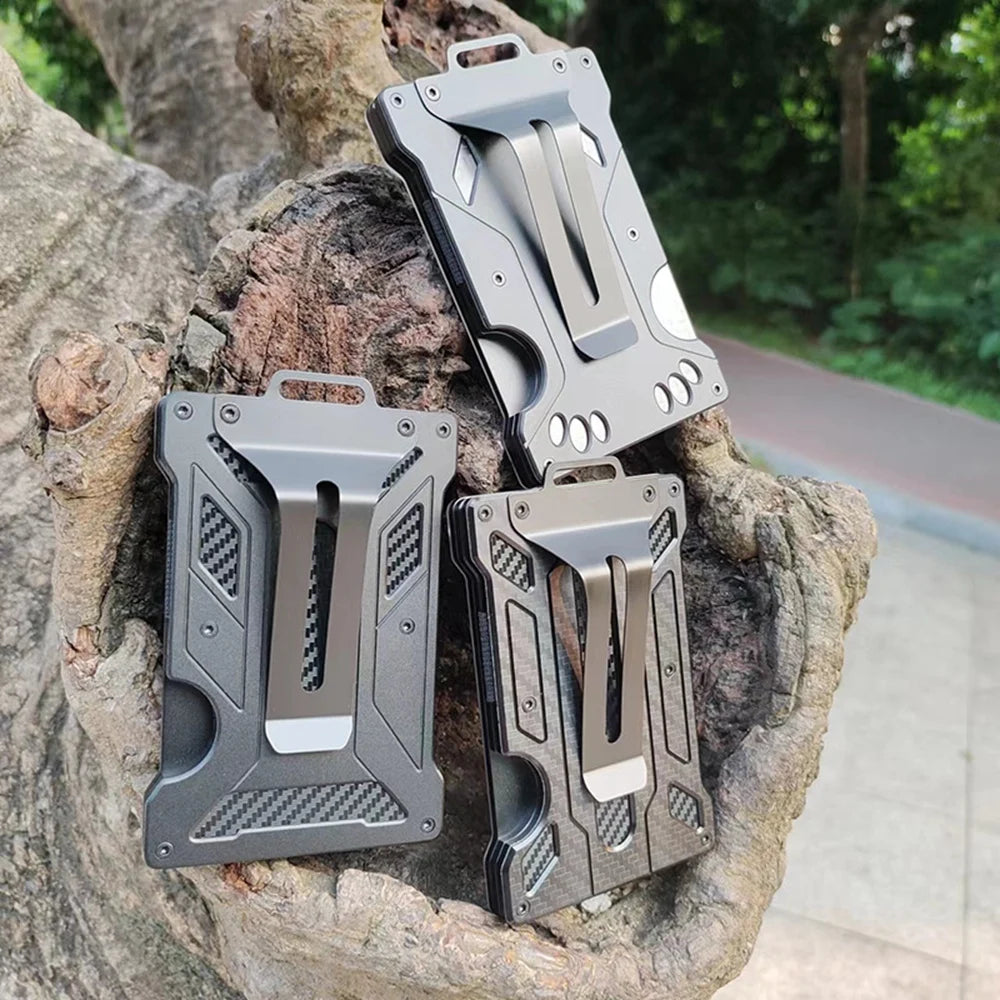 Slim Aluminum Metal ID Card Wallet