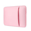 Funda portátil rosa para computadoras de 11 a 17 pulgadas.