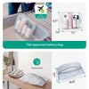 A complimentary kit featuring a TSA-approved toiletry bag and a waterproof storage bag for shoes and soiled laundry.