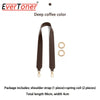 Dark brown EverToner deep coffee color adjustable wide shoulder strap and spring coil set