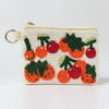 Boho Beaded Coin Purse with Coconut Tree Design