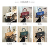 A collection of Michael Kors women's classic letter square crossbody bags in various colors including white, red, black, and 