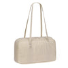 Leopard Print Nylon Shoulder Tote Bag