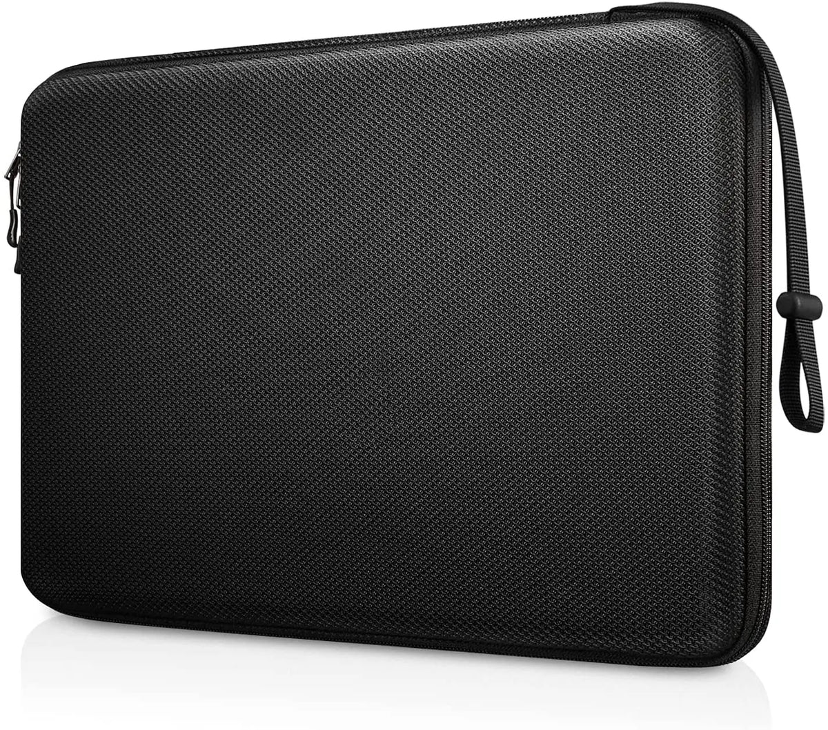 Black durable laptop sleeve designed for 13 to 15.6 inch computers.