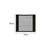 Black mesh net bag designed for universal car trunk storage organization