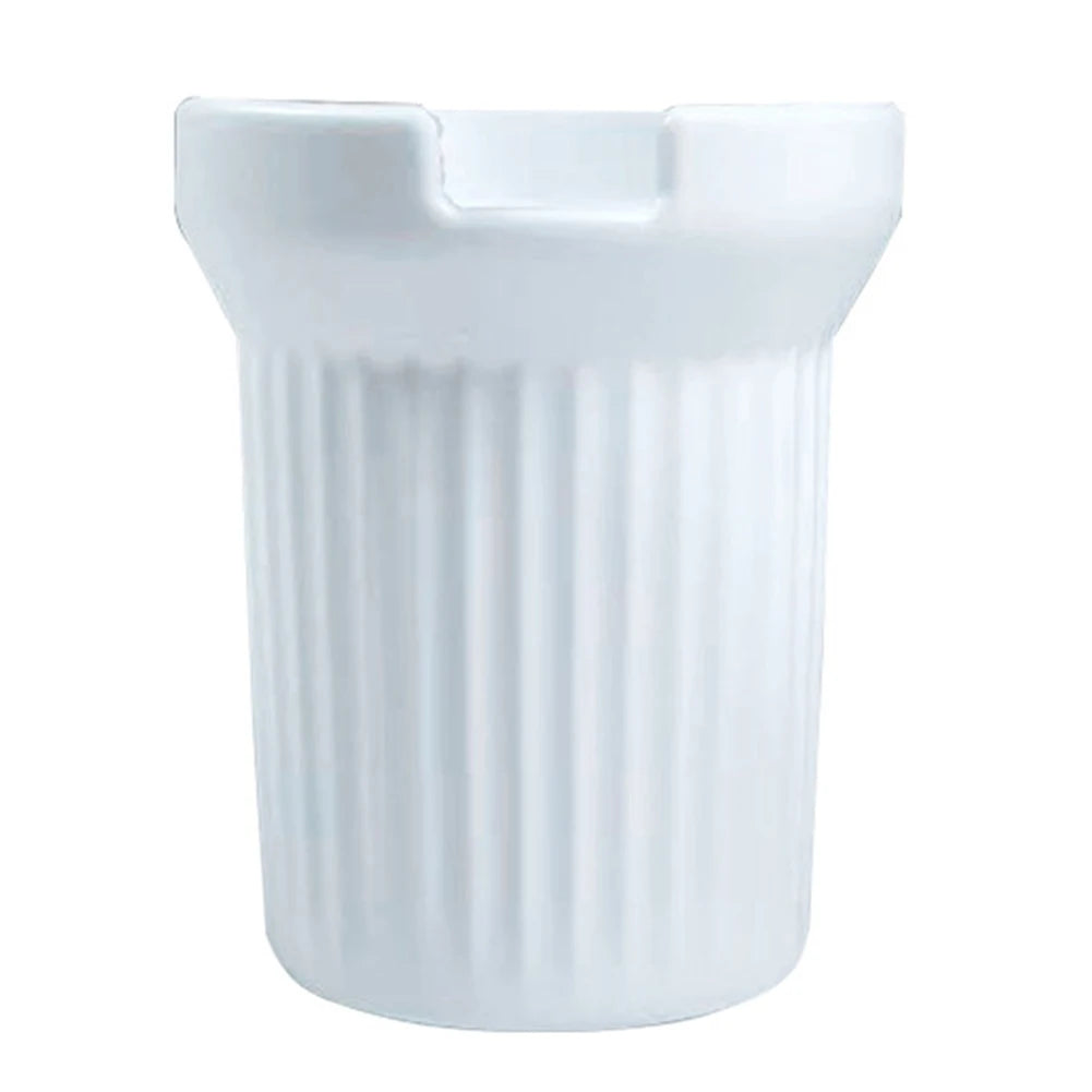 White silicone boot sleeve designed to fit water bottles.