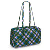 Leopard Print Nylon Shoulder Tote Bag