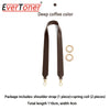 Dark brown EverToner adjustable wide shoulder strap and spring coil set for bags
