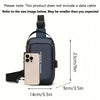 Durable Men's Oxford Sling Bag for Commuting