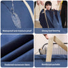 Various views of extra-large foldable waterproof bags showing their features like strong load bearing, thickened nonwoven fab