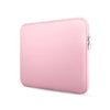 A pink multi-size laptop sleeve with a zipper closure.