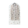 Clear garment dust covers for hangers packaged for protection