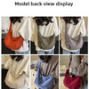 Rückansicht eines Damen-Nylon-Crossbody-Bags mit verschiedenen Farben.