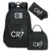 Black stylish sports laptop backpack with a black rain cover
