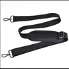 Black adjustable nylon shoulder strap for bags and briefcases