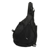 Durable, wasserdichte Oxford-Schlingtasche in Schwarz für Damen und Herren.