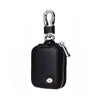 Black universal anti-loss protective case for earphones with a silver clasp.