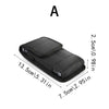 Black universal phone belt clip pouch designed for outdoor use.