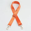 Orange adjustable nylon shoulder strap for bags