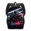 Unisex Racing Style Backpack for Travel and School