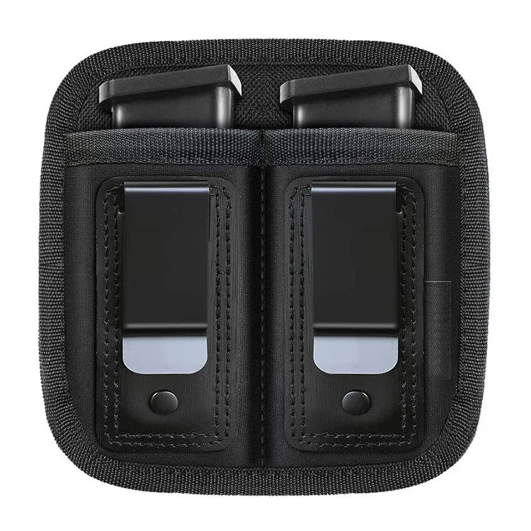 Black universal inside-the-waistband magazine holster for concealed carry