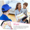 A woman and a boy are shown using yellow thank you gift bags for packaging.