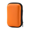 An orange durable PU hard case designed for protecting portable SSDs.