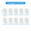 Ten compact vacuum storage pumps packaged together