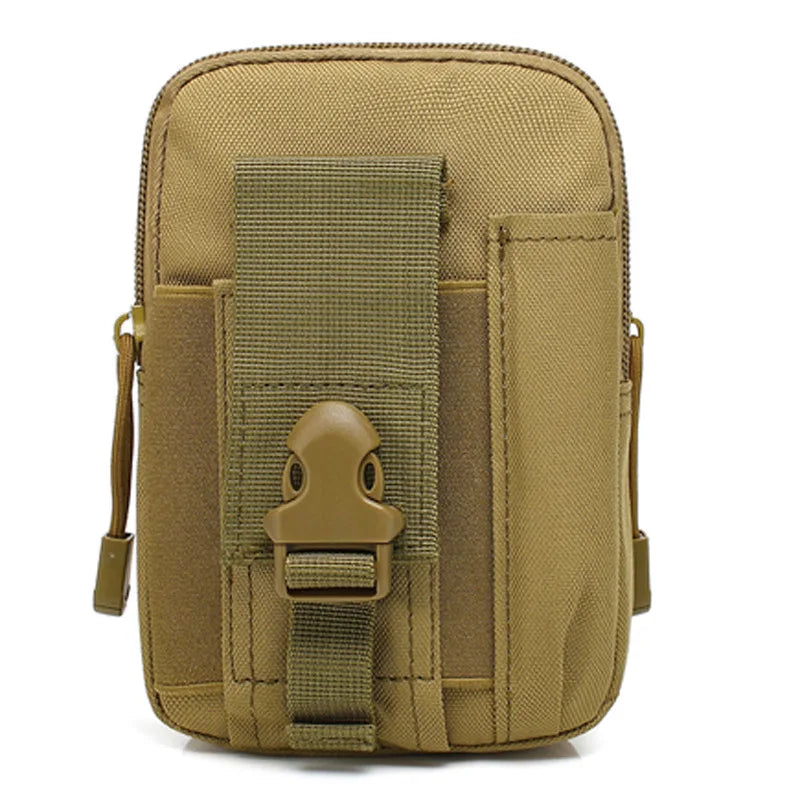 Olive green tactical camo leg bag fanny pack for outdoor gear