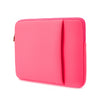 Funda compacta rosa brillante para portátiles de 11 a 17 pulgadas.