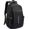 Black JINGPIN backpack with adjustable straps and laptop compartment