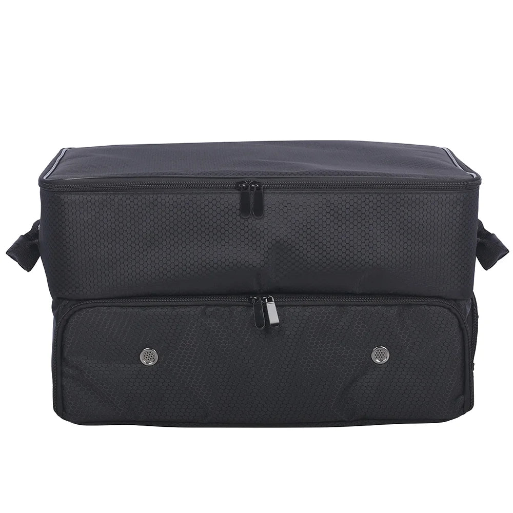 Schwarze wasserdichte Kofferraumtasche zum Aufbewahren von Schuhen und Accessoires