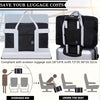 Sac de voyage pliable avec bac supérieur et rangement sous siège.