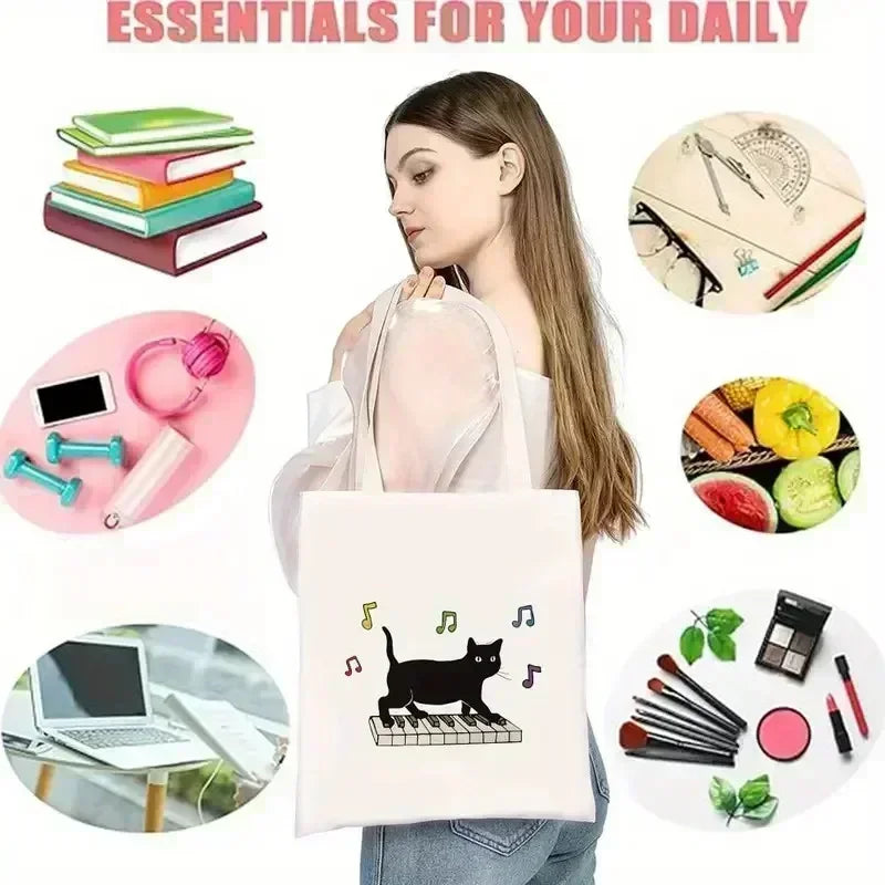 Essentiels pour l'usage quotidien, incluant soins de la peau, maquillage et articles personnels, présentés autour d'un sac de