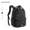 A black Bagsmart backpack with a shoulder strap and multiple compartments shown against a white background.