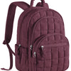 Durable Quilted Laptop Backpack for Women
